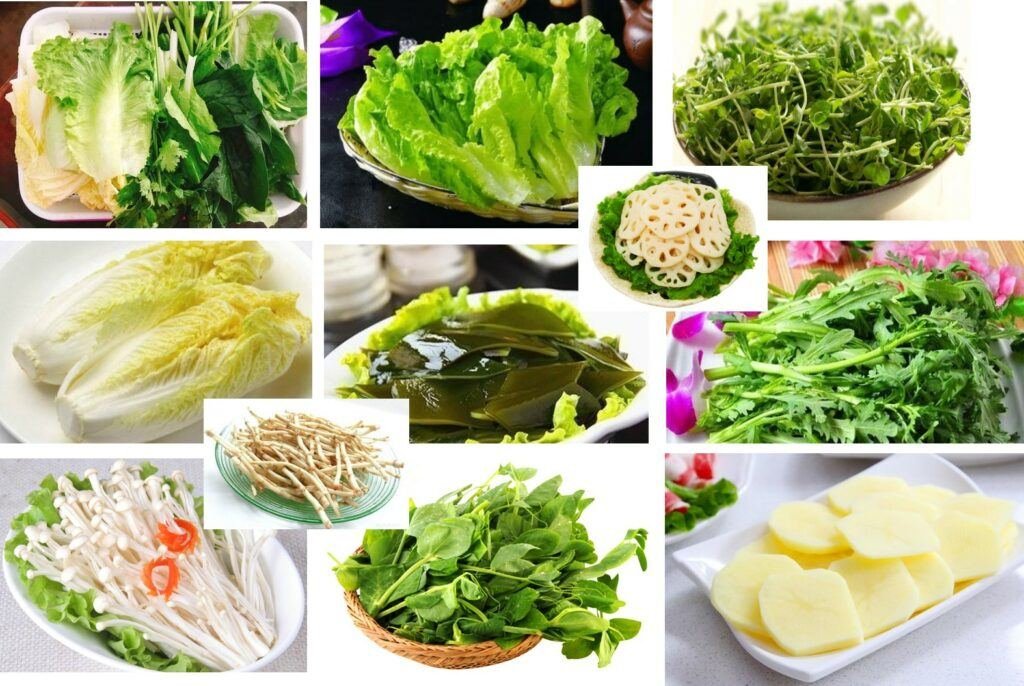 Best Guide for Make Chinese Hot Pot at Home 11 Greens Vegetables for Hot Pot at Home