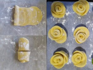 Beautiful Rose Steamed Bread 11 Rose Steamed Bread step4
