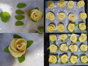 Beautiful Rose Steamed Bread 14 Rose Steamed Bread step7