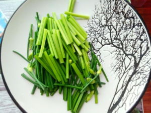 Fried Shredded Pork With Chives - Side dishes 10 Fried Shredded Pork With Chives - Side dishes